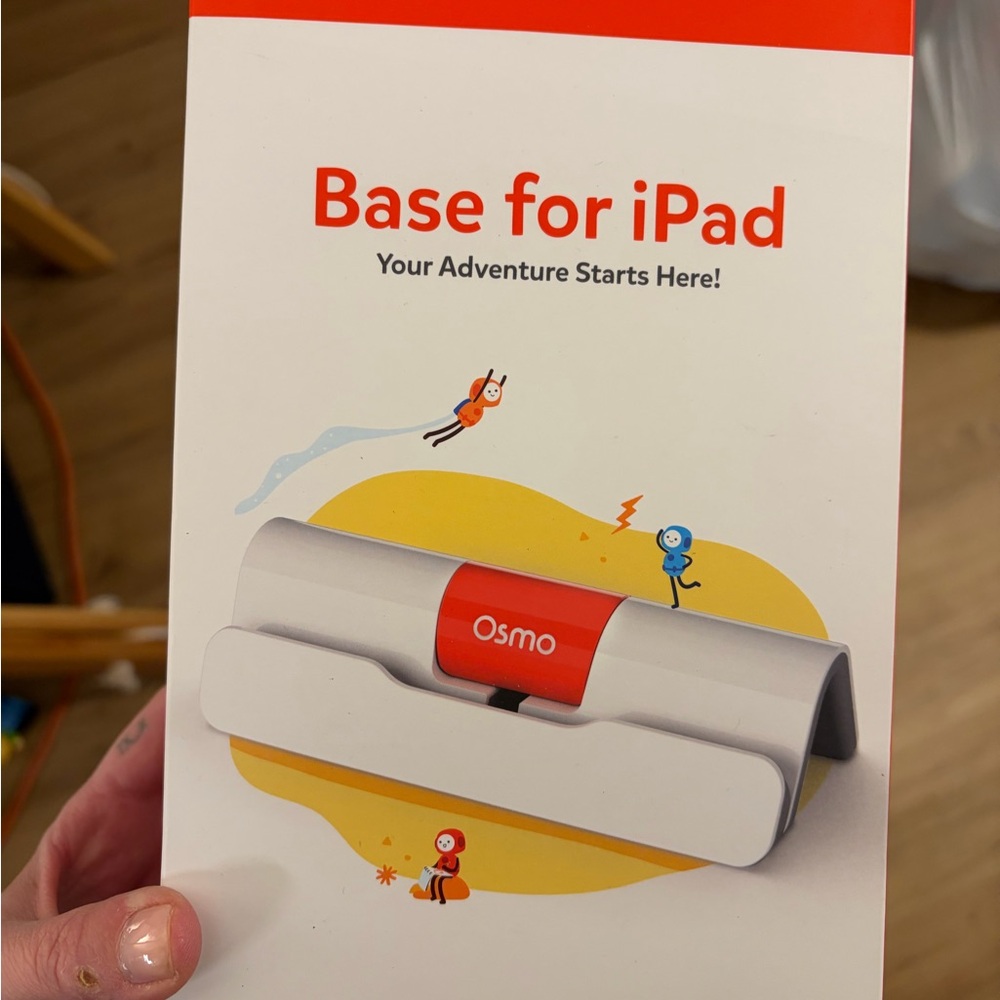 Base for iPad - Red and White